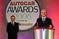 Ausgezeichnet: Prof. Dr. Martin Winterkorn, Vorsitzender des Vorstands der AUDI AG, nahm den Autocar Award stellvertretend für die Marke Audi als Automobilhersteller des Jahres 2006 entgegen.